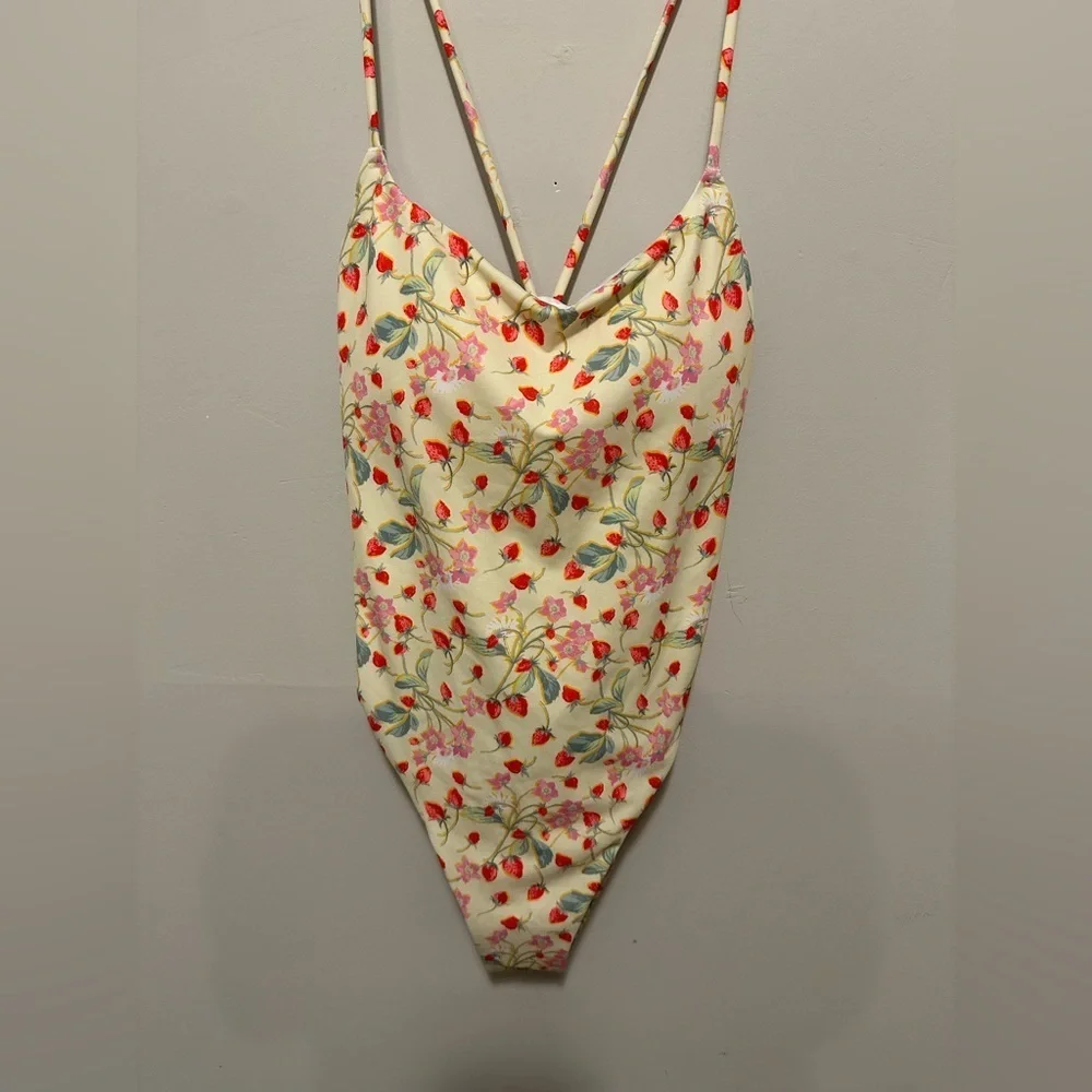 NWT Victoria's Secret Essential Scoop One-Piece Swimsuit Size L/Coverup Size M/L - Picture 13 of 16